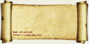 Marina Joksić vizit kartica